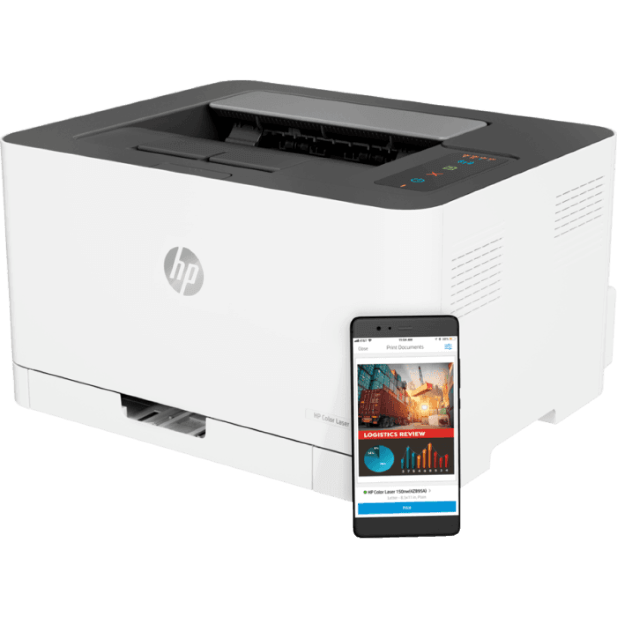 HP Color Laser 150nw Wireless Printer – Network Ready Color Laser Printer with Wi-Fi