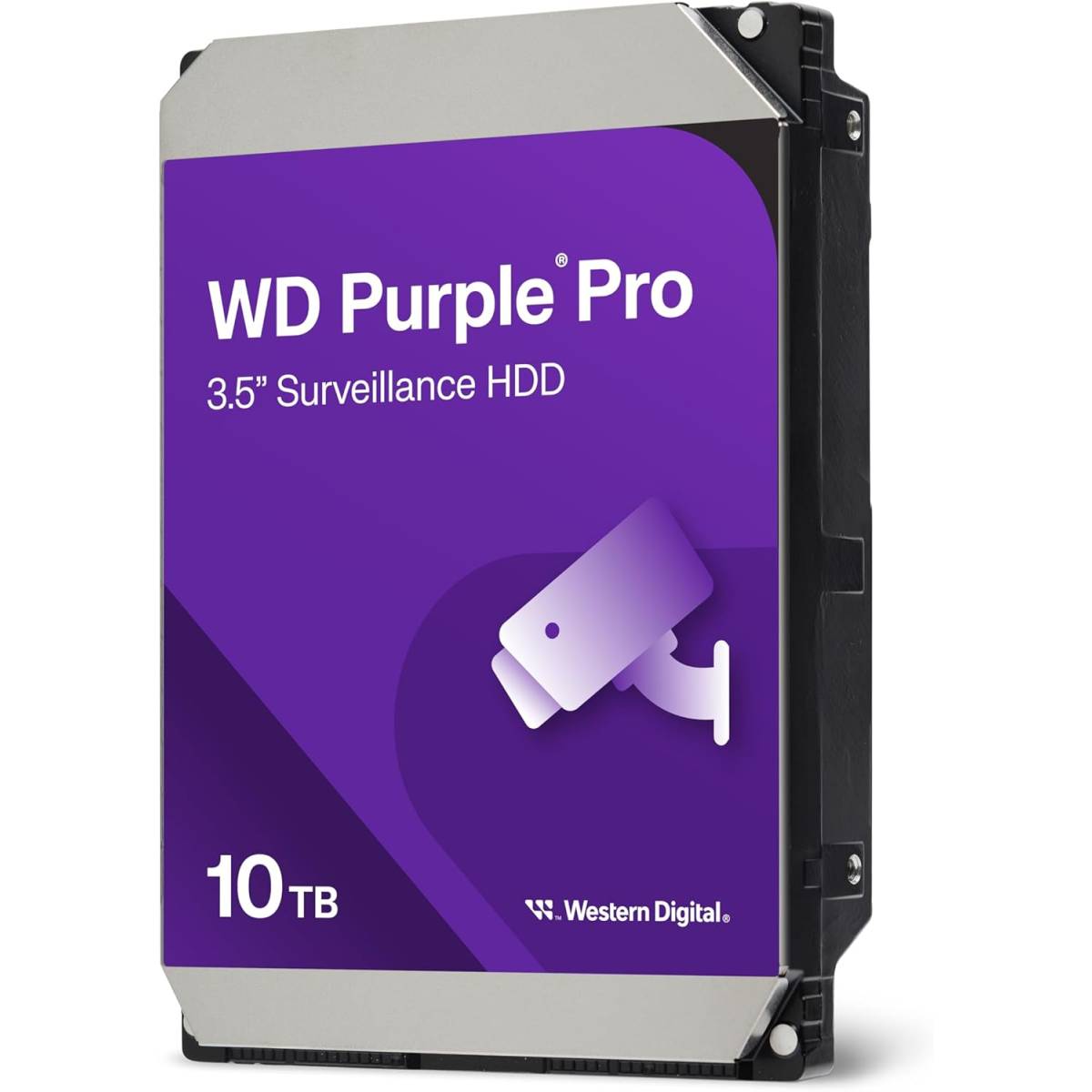Western Digital WD Purple Pro 10TB Surveillance Hard Drive WD102PURP – 10TB, 7200RPM, SATA 6Gb/s, 512MB Cache, AllFrame AI, 3.5" Internal HDD