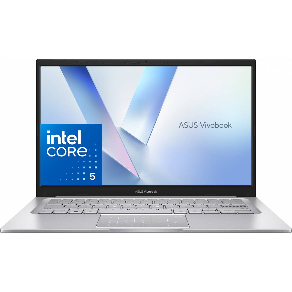 ASUS Vivobook 15 X1504VA Laptop – Intel Core 5 120U, 8GB DDR4, 512GB SSD, Wi-Fi 6, Bluetooth 5.2, 15.6" – Cool Silver