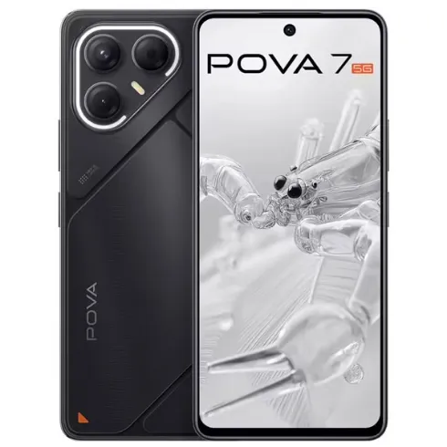TECNO POVA 7 Smartphone – 6.78" FHD+ 120Hz, Helio G100, 16GB RAM (8+8), 256GB, 108MP Camera, 7000mAh, 45W Fast Charge