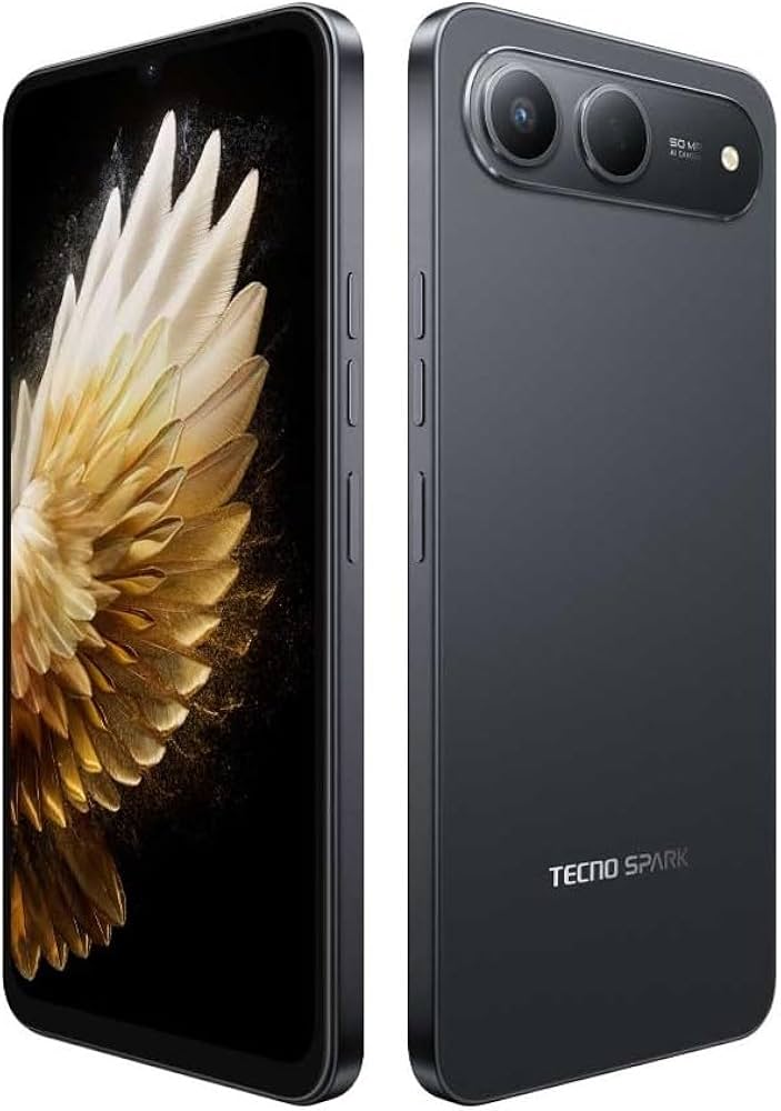 TECNO SPARK 40 5G Smartphone – 6.75" 120Hz Display, Dimensity 6400, 8GB RAM (4+4), 128GB, 50MP Camera, 6000mAh Battery